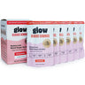 Glow Gummies 6-bag box in strawberry flavor