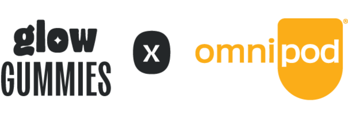 Logo Lockup - Glow x Omnipod