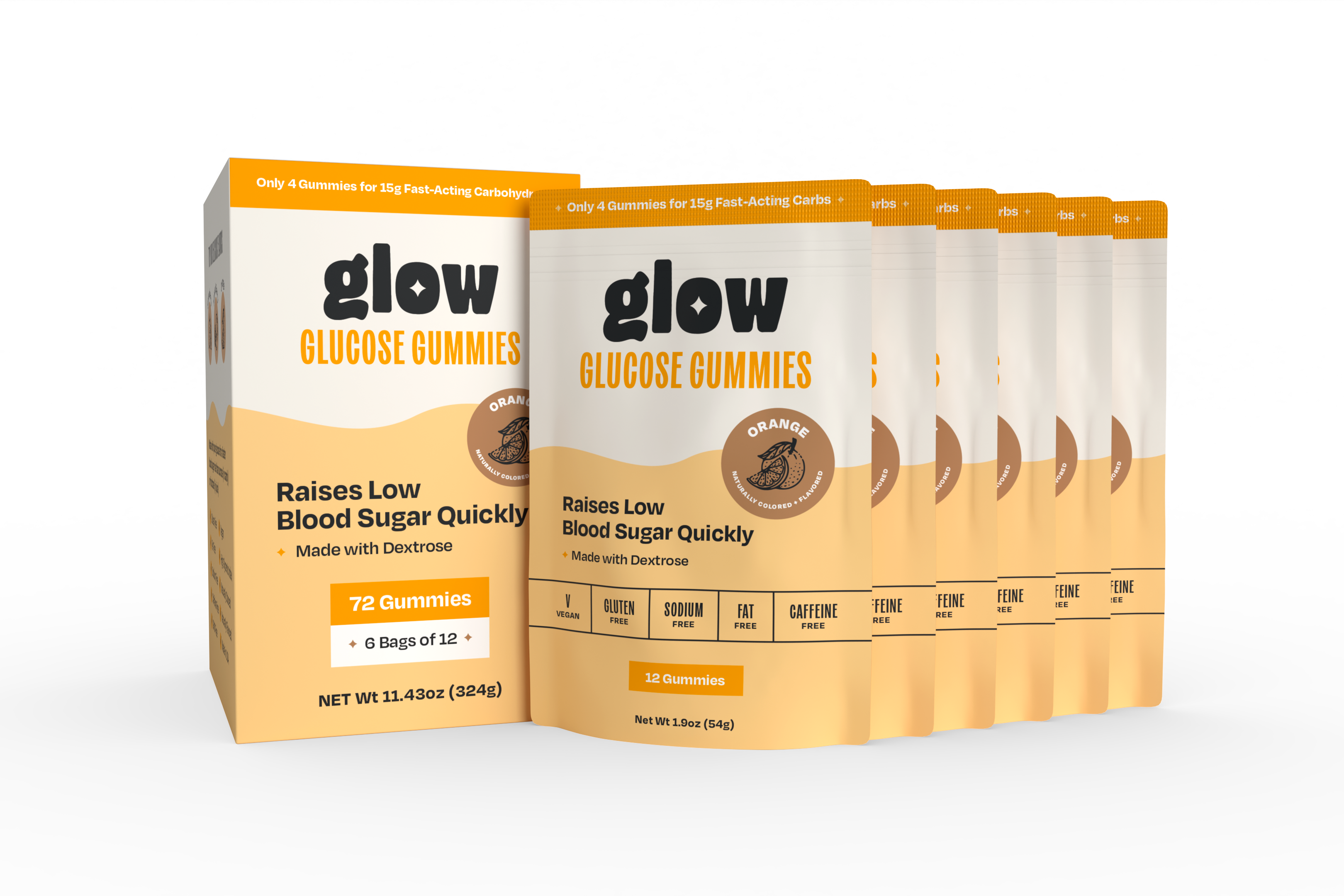 Orange — Box of 6 Bags